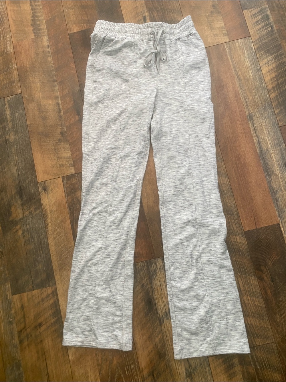 Athletic Works Light Gray Women's Drawstring Track Pants